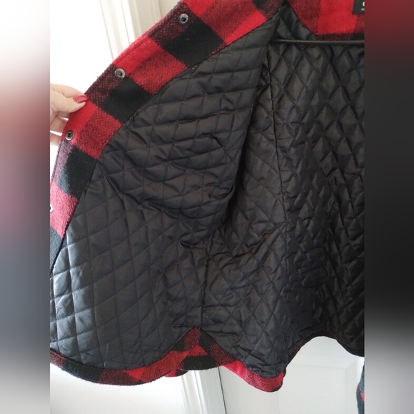 Coffeeshop Plaid Shacket Size XL NWOT - Picture 6 of 8